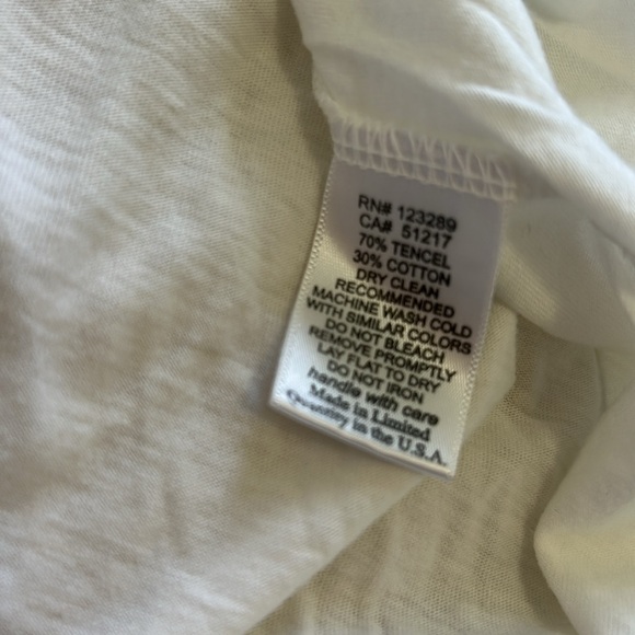 Lauren Moshi NYLA Lily Basic Swing Tank White - Picture 7 of 8